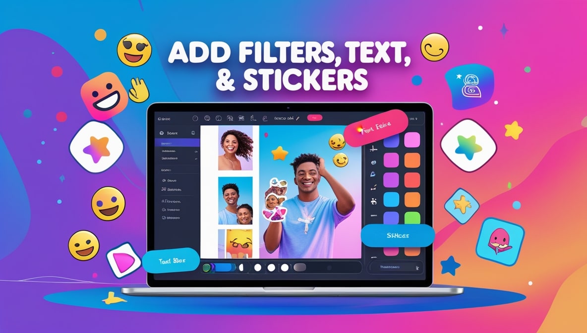 How to Add Filters, Text, and Stickers to Photos Online